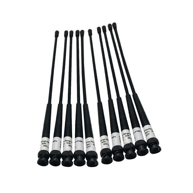 10pcs port BNC whip antenna Survey 450-470MHZ For surveying GPS 4dbi