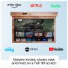 SYLVOX 15.6 inch Smart TV for Kitchen, 1080P Under Cabinet TV, 12V Smart Android Rotated & Folded, Support Google Assistant WiFi Bluetooth, Small Television for Kitchen, Bedroom, RV Camper, Mahogany view 3