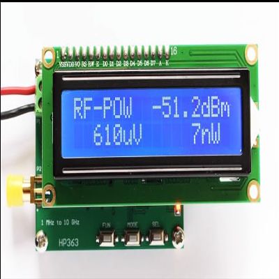 HP363 RF power meter 1MHz~10GHz -50~0dBm power meter can set RF power attenuation value