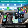 Podofo 2G+32G 2 Din Car Stereo for Honda Civic 1996-2001 with Wireless Carplay Android Auto,9 Inch Android 13 Car Radio Tourchscreen Support GPS/Mirror Link/SWC/FM&RDS Radio+AHD Backup Camera+Micphone view 3