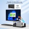 MAIWO 5 Bay External Hard Drive Docking Station with Cooling Fan - USB 3.1 SATA HDD Dock Cloner Duplicator for 3.5" 2.5'' Drives, Expandable Storage up to 110TB, Black view 2