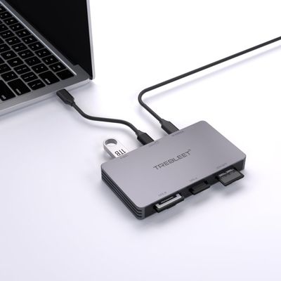 6 in 1 Card Reader for CFexpress Type B, CFexpress Type A, SDXC UHS-II, Micro SD/SD Cards, with USB-A Port 10Gbps