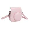 Airshi Camera Case, PU Heavy Duty Antiscratch Mini Camera Bag Adjustable with Stickers for Mini 12 (Pink) view 2