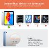 Case with Keyboard for iPad 10th Generation & 11th (A16, 2025): Bluetooth Wireless Detachable Magnetic Stand Rechargeable Keyboard with Folio Slim Compact Removable Cover with Trackpad, White Backlit view 2