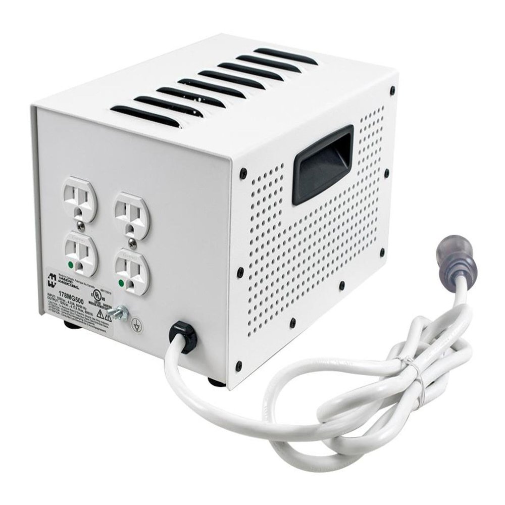 240MG500 Transformer, Medical Grade, Str Isolation, 500VA, 240VAC, 2.17A, 6Ft Cord