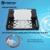1 Pack 12-Strand LC OM3 Multimode Fiber Optic Wall Mount Enclosure Kit with 6 LC-UPC Duplex Couplers, Pigtails & Splice Trays view 2