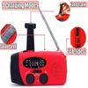 18500mWh/5000mAh Hand Crank Emergency Weather Radio, AM FM NOAA Solar Radio with Led Flashlight and Earphone Jack, Charger for Smartphone, Self Powered Radios with SOS Alarm view 4
