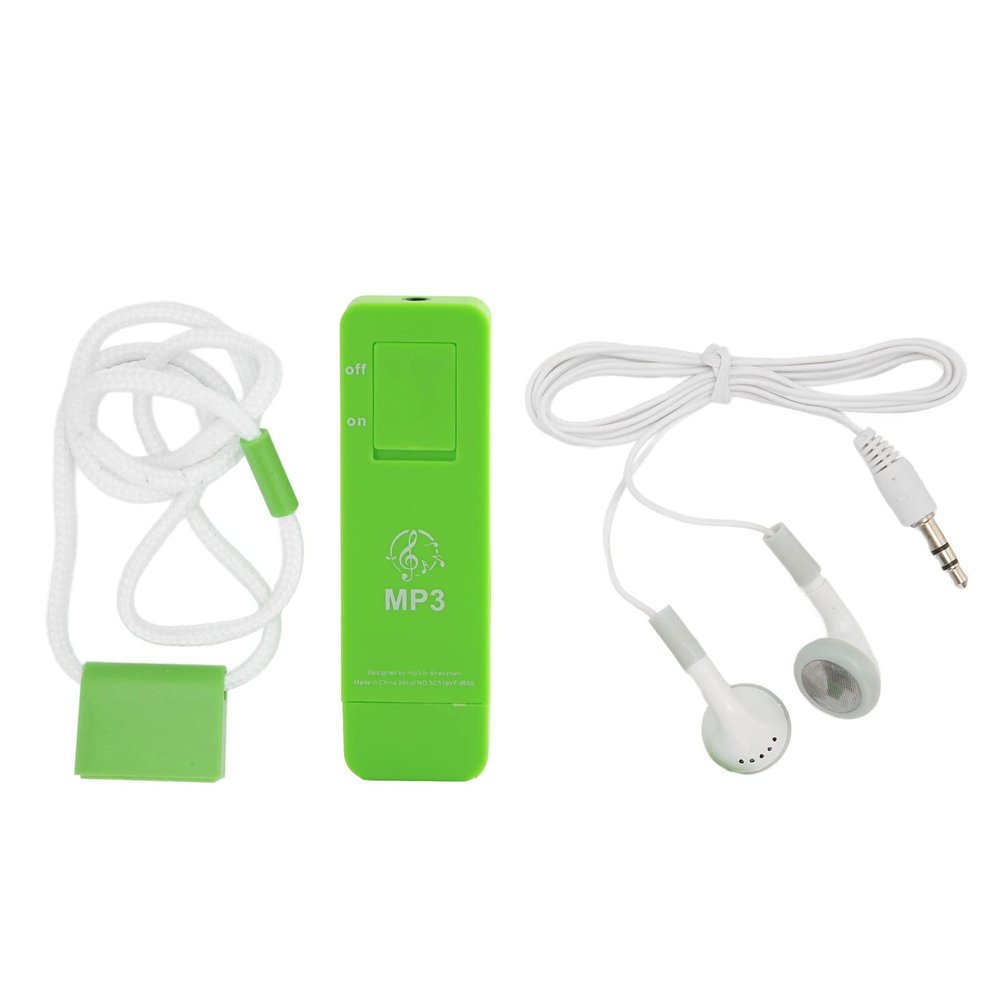 MUNEFE Music Player, MP3 Player, 64B Mini Music Player for Students on Rnin Trips and Commutin or Travelin(reen)
