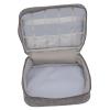 Portable Cable Organizer Bag - Waterproof Electronics Accessories Carrying Case for Chargers, Hard Drives, Gray view 4