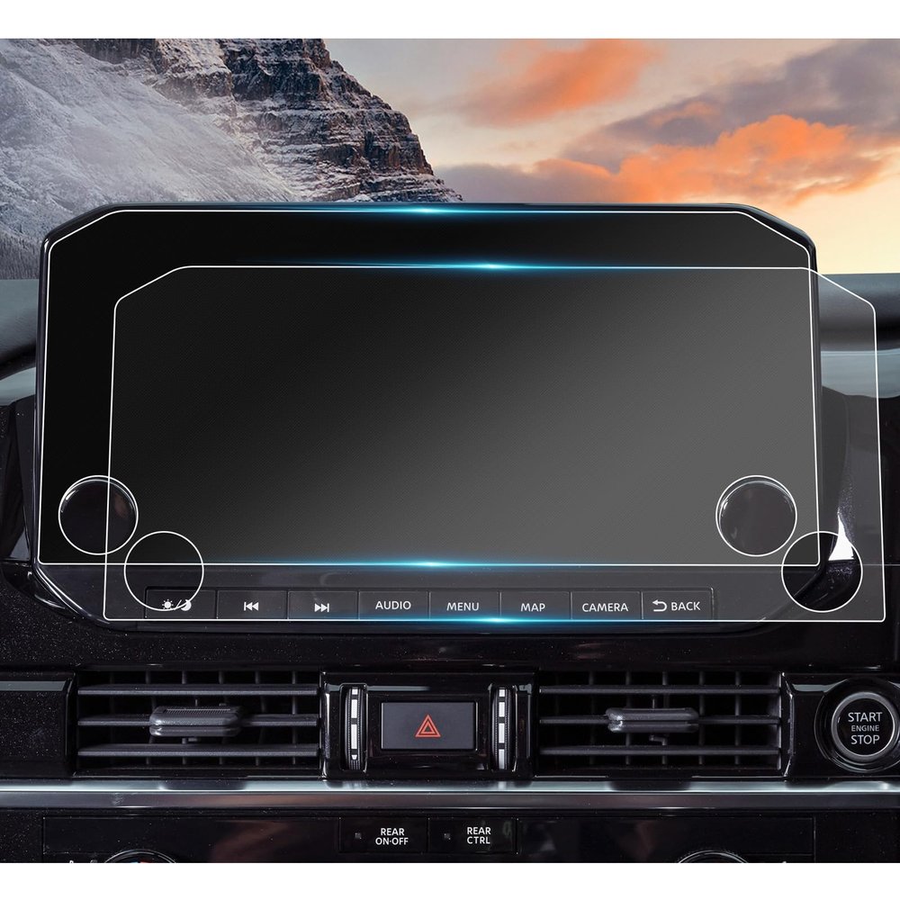 2025 Pathfinder Screen Protector Anti Glare for 2022 2023 2024 2025 Nissan Pathfinder (SL, Platinum) 9'' Infotainment Touchscreen Cover Screen Saver for 2025 Pathfinder Accessories Nano Film 2 Pack
