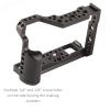 Camera Cage, Aluminium Alloy Video Cage Stabilizer, Photography SLR/Mirrorless Camera Cage Accessory with Cold Shoe Mounts for XT2/XT3 view 4