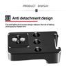 NovelGoal Universal External Cold Shoe Seat Camera Expansion Vertical Mount Adapter for DSLR Rig Attach to Side Cage Quick Release Bracket view 2