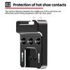 NovelGoal Universal External Cold Shoe Seat Camera Expansion Vertical Mount Adapter for DSLR Rig Attach to Side Cage Quick Release Bracket view 3