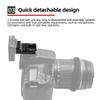NovelGoal Universal External Cold Shoe Seat Camera Expansion Vertical Mount Adapter for DSLR Rig Attach to Side Cage Quick Release Bracket view 4