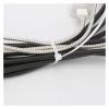 CHATROOM Self-Locking Plastic Nylon Tie 100 PCS White Cable Tie Fastening Ring Cable Tie Zip Wraps Strap Nylon Cable Tie 3 * 200 (Color : White 100pcs, Size : 4x300mm) view 4