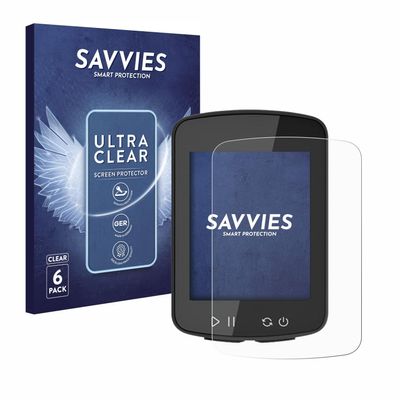 Savvies Screen Protector Compatible with Xoss G Gen 2 Protection Film Clear 6-Pack