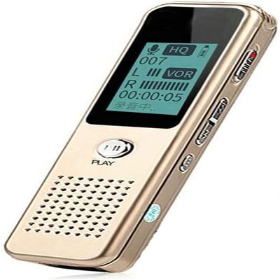 PATINS Portable Audio Voice Recorder Digital Mini Recording Dictaphone with Password Protection Function MP3 Player