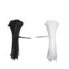CHATROOM 100 PCS Self-Locking Cable Tie Nylon Plastic Cable Tie Buckle Strong Cable Tie Zip Wraps Strap Holder (Color : Black, Size : 2.5x100mm) view 1