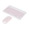 Bluetooth Keyboard and Mouse Combo Ultra-Slim Portable Rechargeable Compact Wireless Mouse Keyboard Set for Pad/iPad Pro/iPad mini/iPad Air Mac OS,Android Windows iOS and Above(Pink) view 1