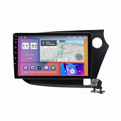 Car Stereo Android 12 for H-onda Insight 09-14 9 Inch Hd Touchscreen Portable Car Radio,with Bluetooth, Am/Fm Car Radio USB SWC GPS Navi