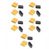 5Pcs MR30 Connector Male + 5Pcs Connector Female Plug Connector with Sheath Housing for RC Lipo Battery view 1