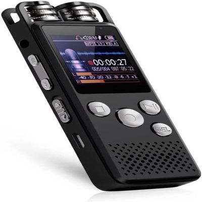 PATINS Professional Voice Activated Digital Audio Voice Recorder 8GB 16GB 32G USB Pen Non-Stop 80hr Recording PCM Support TF-Card