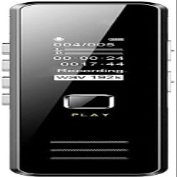 PATINS 32GB Rechargeable USB Recorder Digital Audio Recorder MP3 Player DSP Noise Reduction High-Definition Remote Recording Equipment