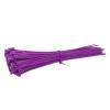 CHATROOM 100pcs 3 * 200mm Self-Locking Nylon Cable Ties 8 Inch 100PCS Plastic Zip Tie Binding Wrap Straps (Color : Purple, Size : 3 * 200mm) view 1