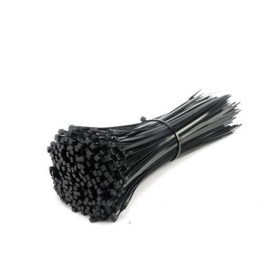 CHATROOM 50/100/200/500pcs Self-Locking Plastic Nylon Tie Black 5X300cable Tie Fastening Ring Cable Tie Zip Wraps Strap Nylon Tie (Color : Black, Size : 500PCS_5X300)