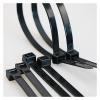 CHATROOM 50/100/200/500pcs Self-Locking Plastic Nylon Tie Black 5X300cable Tie Fastening Ring Cable Tie Zip Wraps Strap Nylon Tie (Color : Black, Size : 500PCS_5X300) view 3