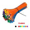 CHATROOM 3200mm 100Pcs Multicolor Slef-Locking Nylon Cable Tie Quickly Bundle Plastice Loop Wire Wrap view 2