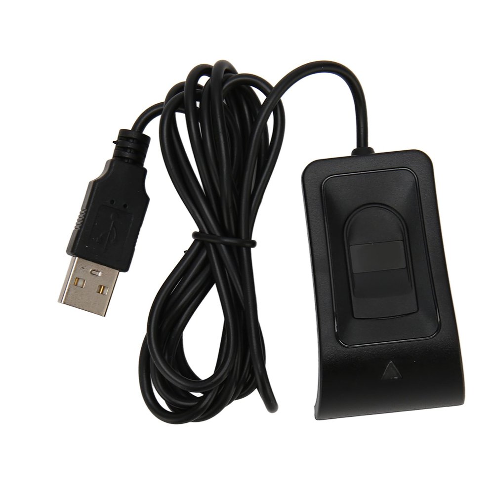 Airshi USB Fingerprint Reader, Multifunction AutoIdentification USB Fingerprint Sensor for Business