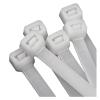 CHATROOM Black White Self-Locking Plastic Nylon Tie 5 * 300mm~8 * 500mm Cable Tie Fastening Ring Cable Tie Zip Wraps Strap (Color : White-50pcs, Size : 5x500mm) view 1
