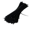 CHATROOM Self-Locking Plastic Nylon Cable Tie 100 Pcs Black 5x300 Cable Tie Fastening Ring 3x200 Industrial Cable Tie Cable Tie (Color : Black, Size : 4x300 Width 2.6mm) view 1