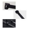 CHATROOM Self-Locking Plastic Nylon Cable Tie 100 Pcs Black 5x300 Cable Tie Fastening Ring 3x200 Industrial Cable Tie Cable Tie (Color : Black, Size : 4x300 Width 2.6mm) view 4