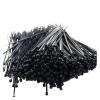 CHATROOM 100PCS Nylon Cable Ties 3 * 100 3 * 150 3 * 200 White Black Cable Wire Ties Self Lock Zip Ties 100/150/200/250mm (Color : Black 100pcs, Size : 5x200) view 3