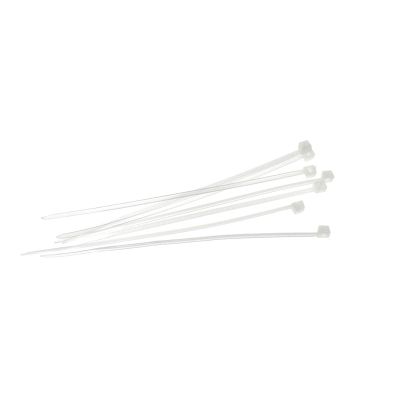 CHATROOM 1000/500/250/100pcs Nylon Cable Tie 4 * 200 Self-Locking Binding Cable Tie Plastic Buckle Strength Size Wire Tie White (Color : White, Size : 8x400mm 250pcs)