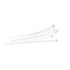 CHATROOM 1000/500/250/100pcs Nylon Cable Tie 4 * 200 Self-Locking Binding Cable Tie Plastic Buckle Strength Size Wire Tie White (Color : White, Size : 8x400mm 250pcs) view 1