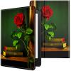 CGFGHHUY Case for All-New Kindle 11th Generation 6 inch 2022 Lightweight Protective Smart Stand Cover with Auto Wake Sleep Case for Kindle 2022 11th Gen E-Reader - a Red Rose view 1