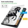 CGFGHHUY Case for 6.8 inch Kindle Paperwhite 11th Generation 2021/Kindle Paperwhite Signature Edition Lightweight Protective Smart Stand Cover with Auto Wake Sleep - Running Black Horse view 3
