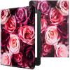 CGFGHHUY for Kindle Paperwhite Case 6 inch 10th Generation 2018 Lightweight Protective Smart Stand Cover with Auto Wake Sleep Case for Kindle Paperwhite E-Reader - Colorful Rose Flowers view 1