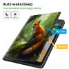CGFGHHUY Case for 6.8 inch Kindle Paperwhite 11th Generation 2021/Kindle Paperwhite Signature Edition Lightweight Protective Smart Stand Cover with Auto Wake Sleep - Green Forest Fox view 3