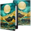 CGFGHHUY for Kindle Paperwhite Case 6 inch 10th Generation 2018 Lightweight Protective Smart Stand Cover with Auto Wake Sleep Case for Kindle Paperwhite E-Reader - Moon Mountain Art view 1