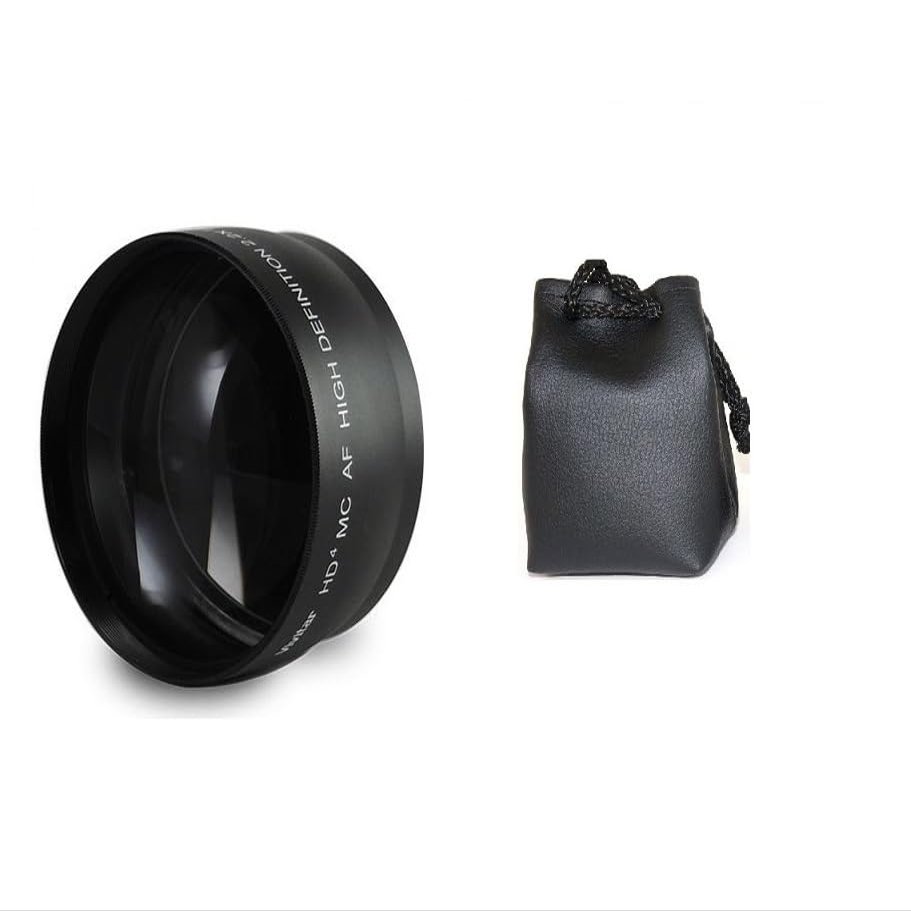 Pro Hi Def 2.2X Telephoto Lens for Canon EOS Rebel T7i SL2 77D (58mm Compatible)