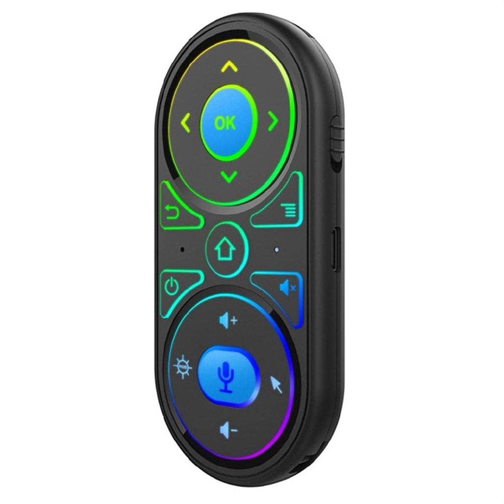 hejhncii Learning Backlit Air Mouse for Smart Voice Remote Control Rechargeable Air Mouse 2.4G Backlit Voice Remote Control Remote Controller with Learning Function for Box Smart