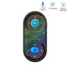 hejhncii Learning Backlit Air Mouse for Smart Voice Remote Control Rechargeable Air Mouse 2.4G Backlit Voice Remote Control Remote Controller with Learning Function for Box Smart view 4