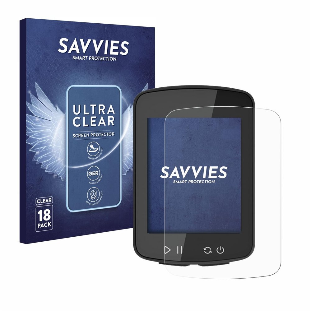 Savvies Screen Protector Compatible with Xoss G Gen 2 Protection Film Clear 18-Pack