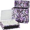 Crosley CR6041A-BF Fusion 3-Speed Bluetooth Turntable and Record Carrying Case Combo, Blue Floral view 1