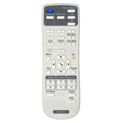 1648806 NPTWARCOT Replacement Remote Compatible with Epson Projectors X39 S39 W39 107 108 109W 1266 1286 2042 2142W 2247U 970 980W 990U 580 585w 570 575W 520 525W 530 535W 1222 1262W 1263W 2181788