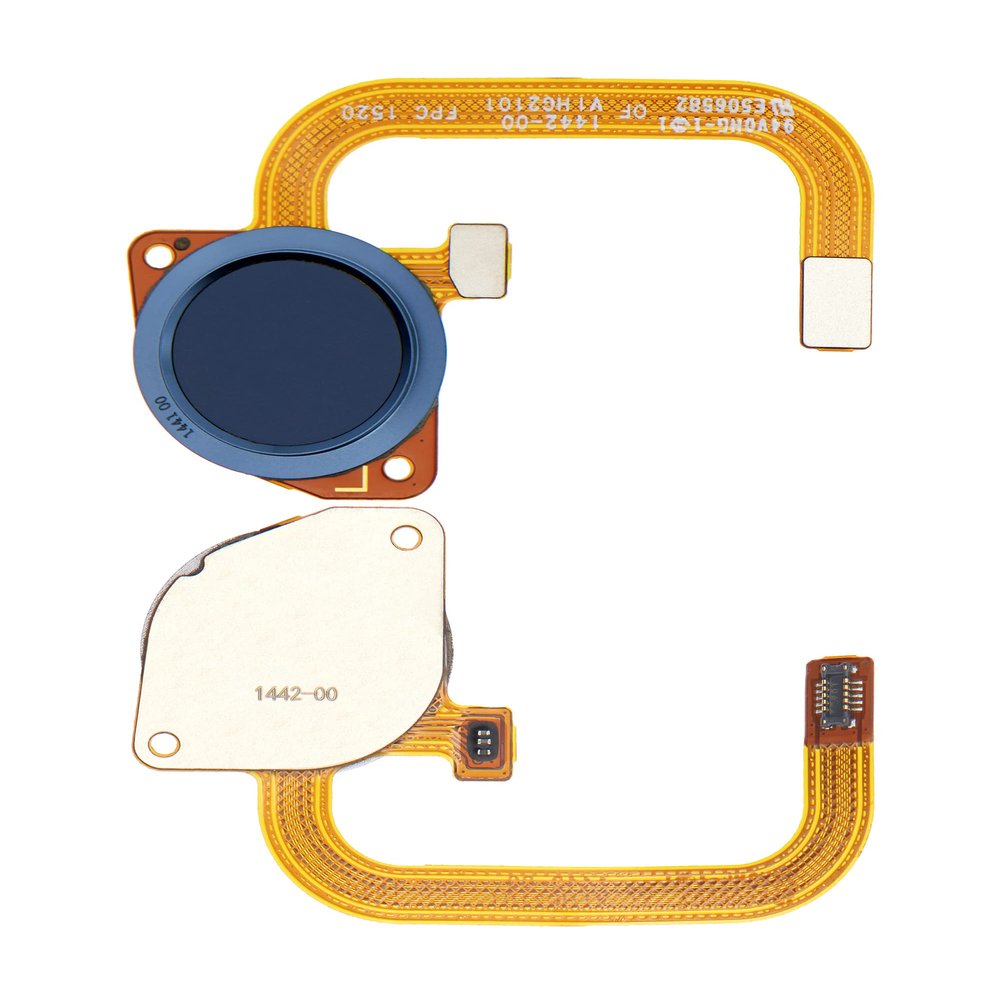 Best Shopper - Replacement Fingerprint Reader with Flex Cable Compatible with Motorola Moto E (XT2052 / 2020) (Genuine OEM) (Midnight Blue)